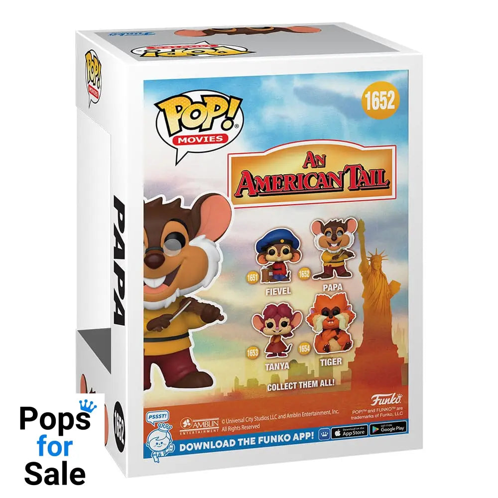 1652 Papa - An American Tail Funko Pop Preorder