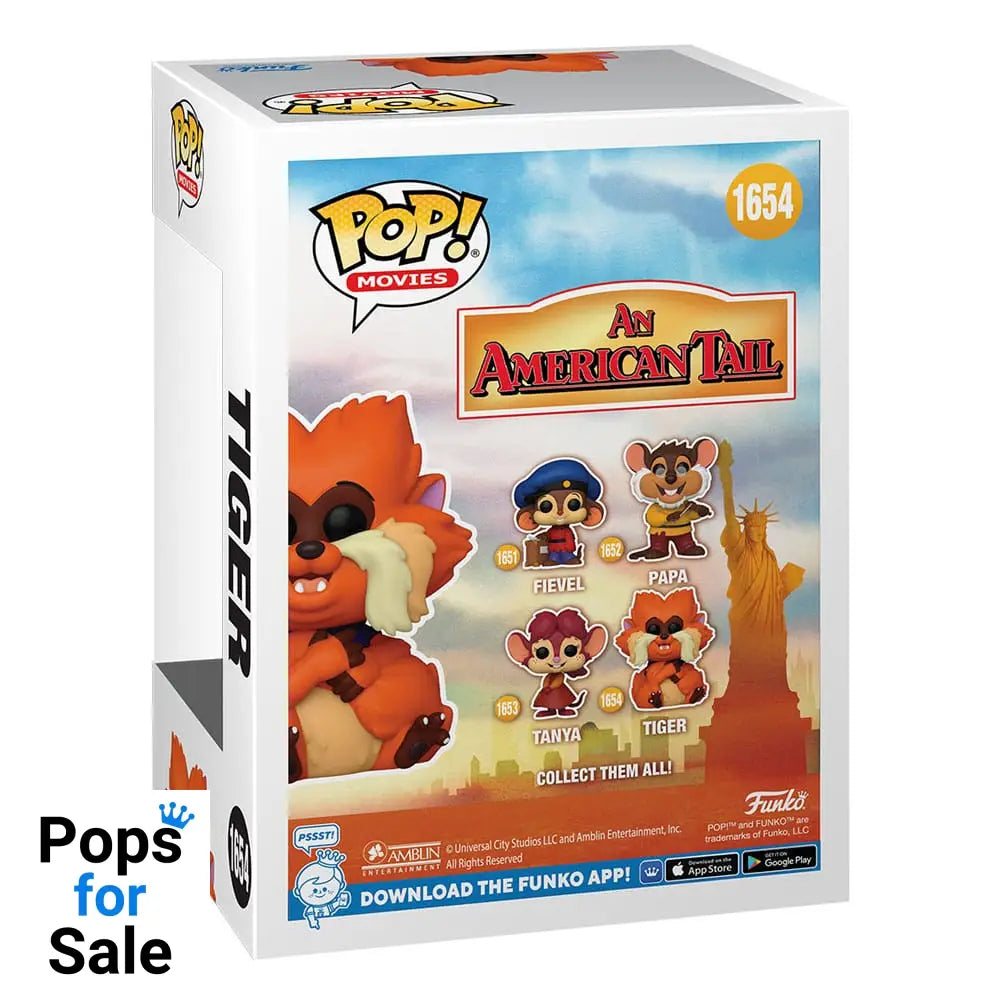 1654 Tiger - An American Tail Funko Pop Preorder