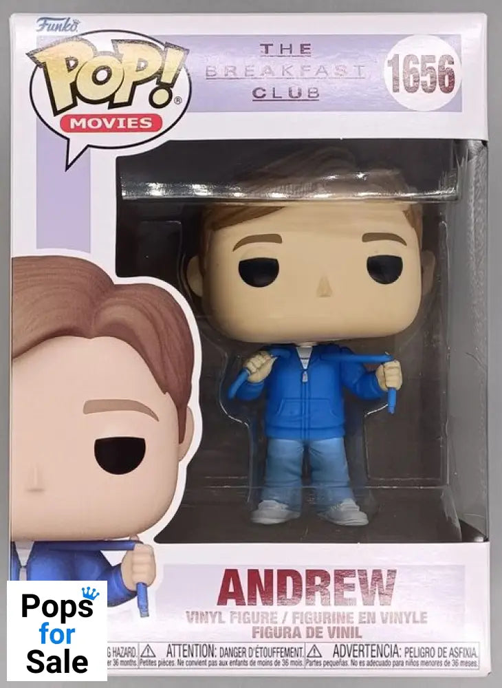 1656 Andrew - Breakfast Club Funko POP - Brand New - ON DEMAND