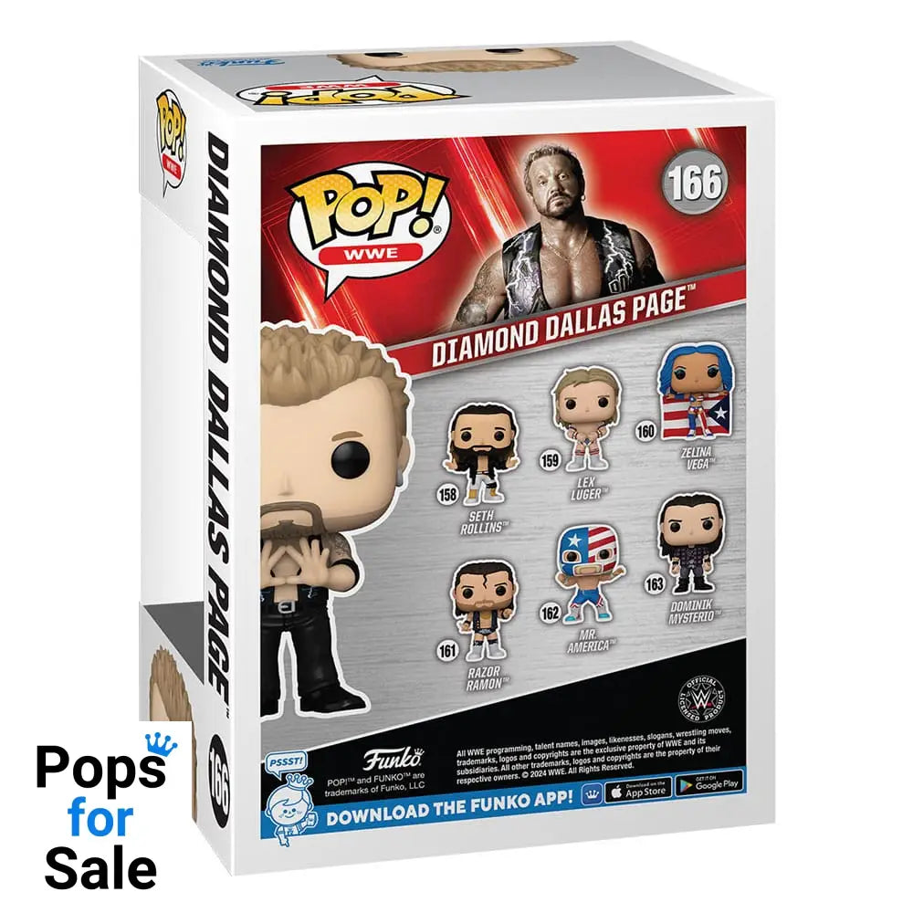 166 Diamond Dallas Page - WWE Funko POP - Brand New