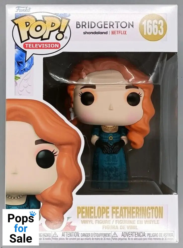 1663 Penelope Featherington - Bridgerton Funko POP - Brand New