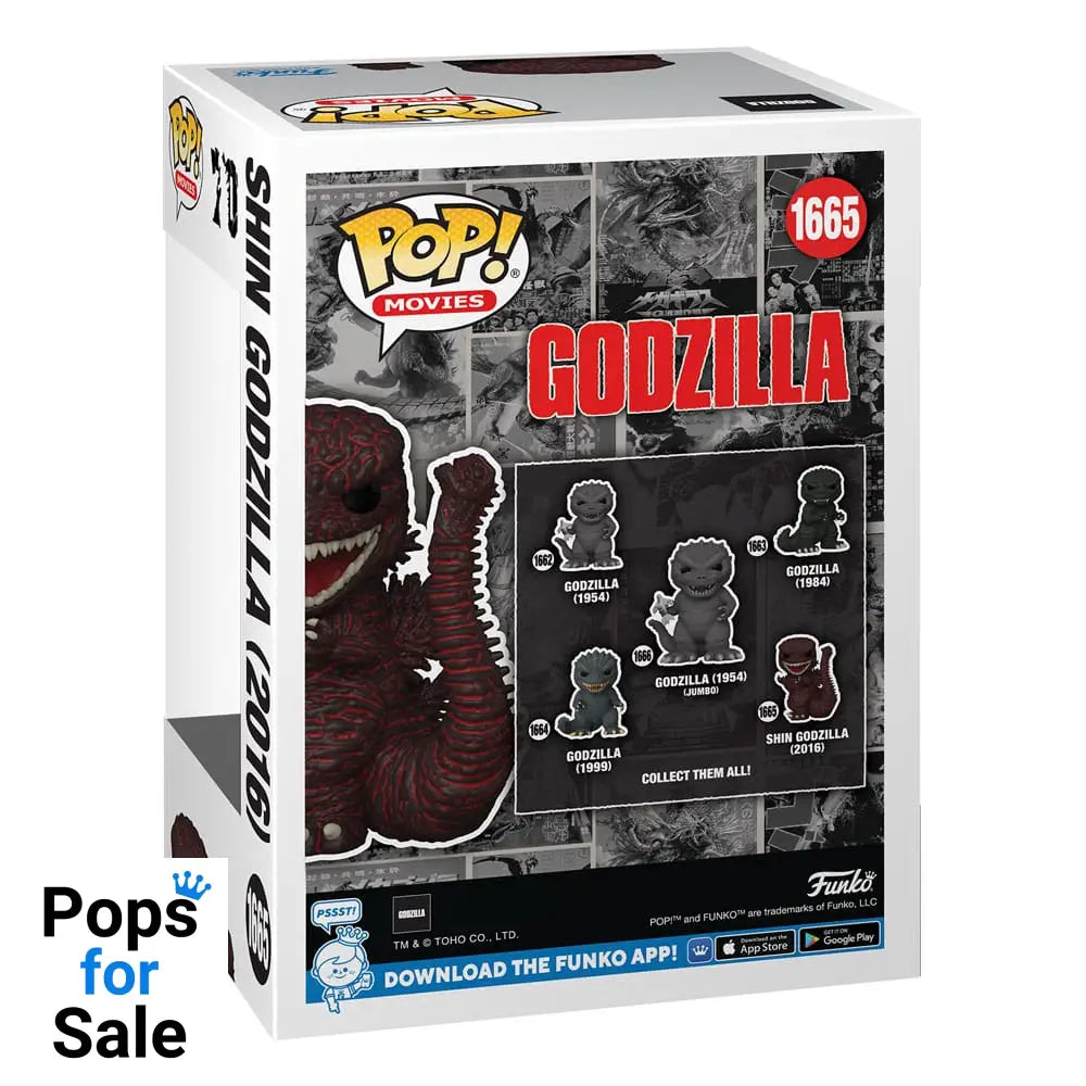 1665 Shin Godzilla (2016) - 70Th Anniversary Funko Pop Preorder