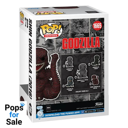 1665 Shin Godzilla (2016) - 70Th Anniversary Funko Pop Preorder