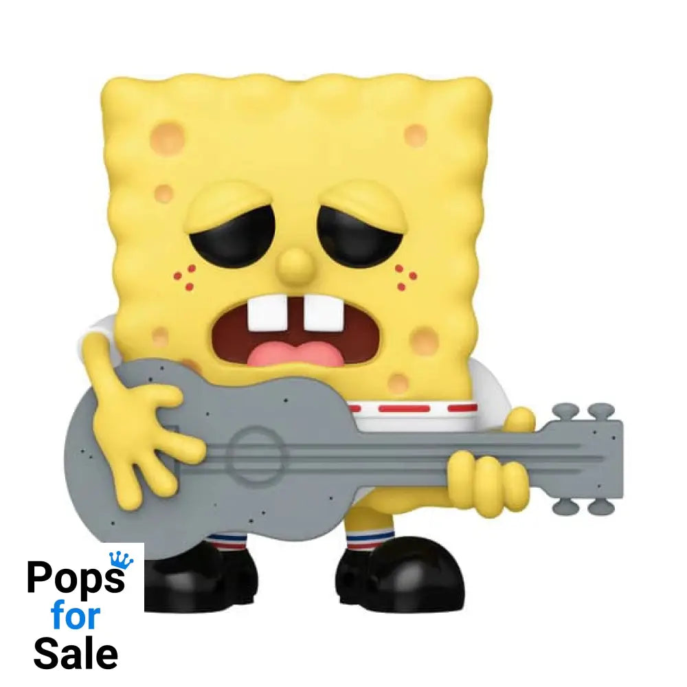 #1666 Ripped Pants SpongeBob (with Guitar) - SpongeBob SquarePants Funko POP Preorder - PopsforSale.co.uk