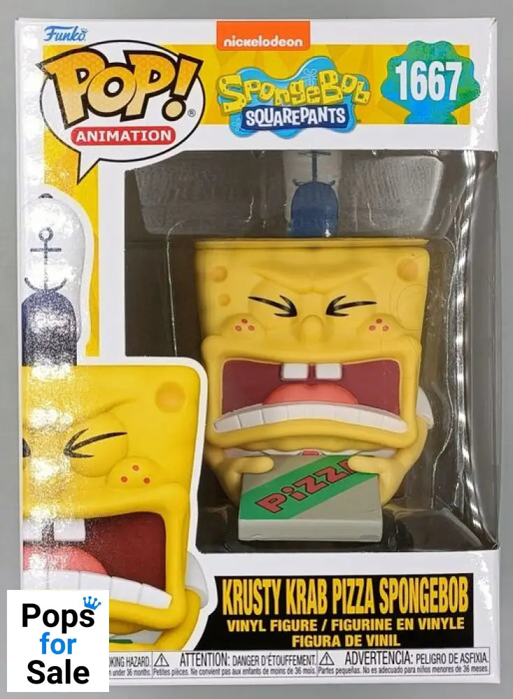 1667 Krusty Krab Pizza SpongeBob - SpongeBob SquarePants Funko POP - Brand New