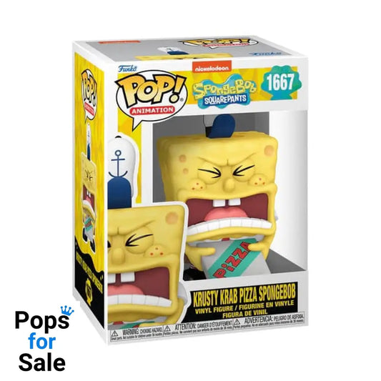 #1667 Krusty Krab Pizza SpongeBob - SpongeBob SquarePants Funko POP Preorder - PopsforSale.co.uk