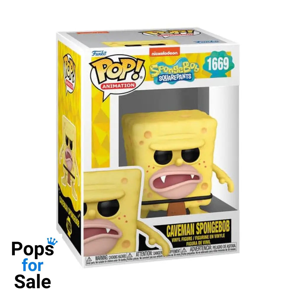 #1669 Caveman SpongeBob - SpongeBob SquarePants Funko POP Preorder - PopsforSale.co.uk