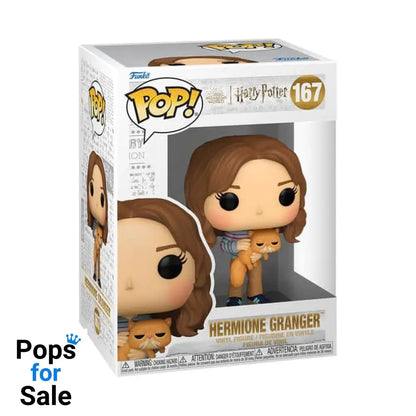 167 Hermione Granger w/Crookshanks - Harry Potter Funko POP - Brand New