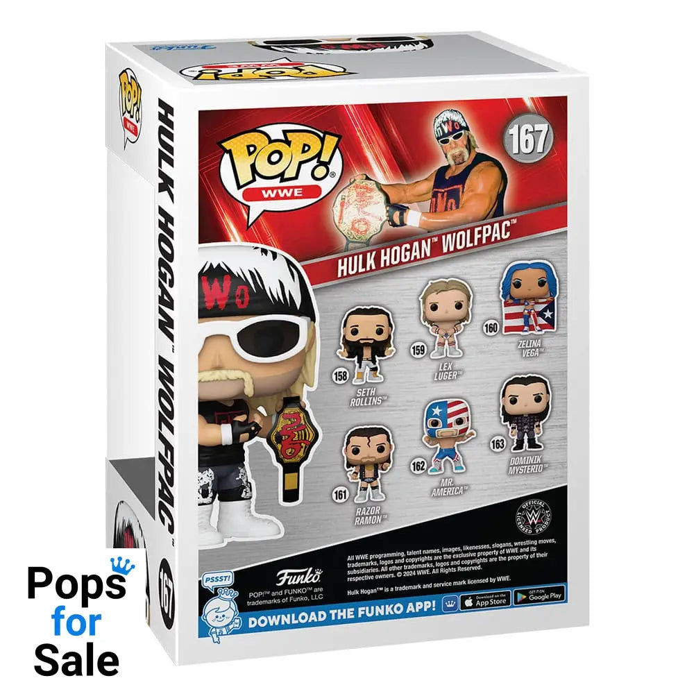 167 Hulk Hogan Wolfpac - Wwe Funko Pop Preorder