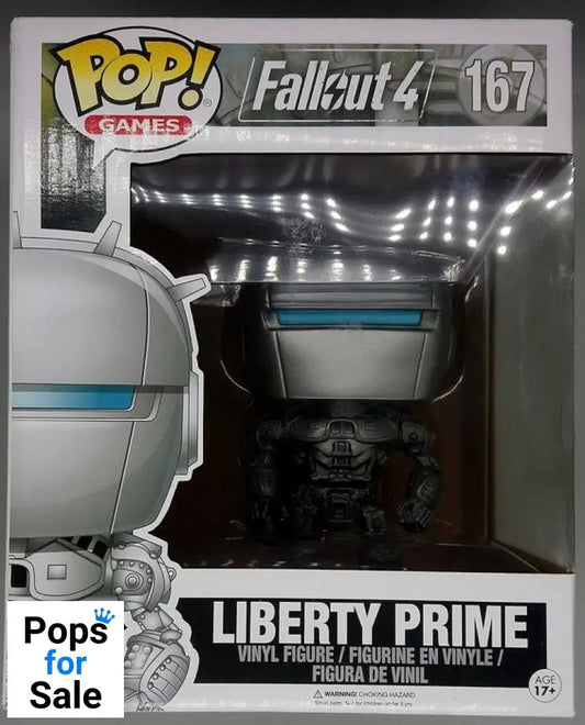 #167 Liberty Prime - 6 Inch - Fallout 4 - Box Damaged Funko POP - PopsforSale.co.uk