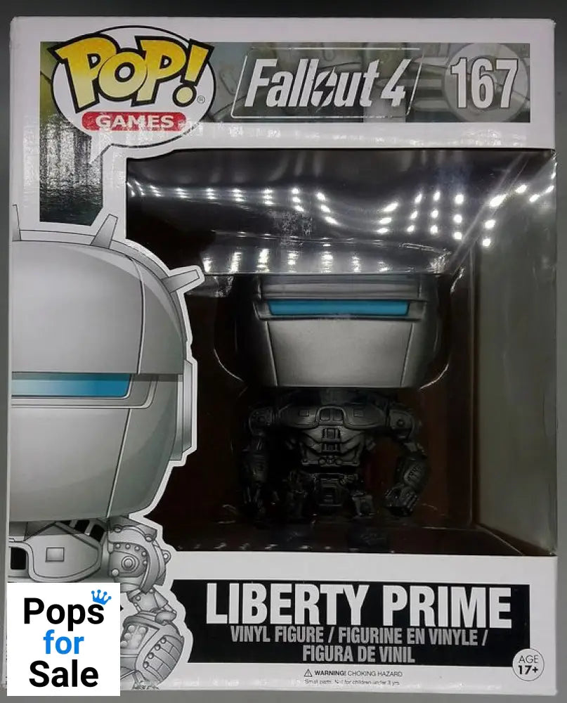 #167 Liberty Prime - 6 Inch - Fallout 4 - Box Damaged Funko POP