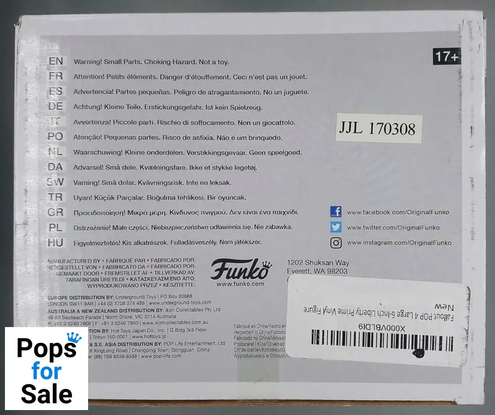 #167 Liberty Prime - 6 Inch - Fallout 4 - Box Damaged Funko POP