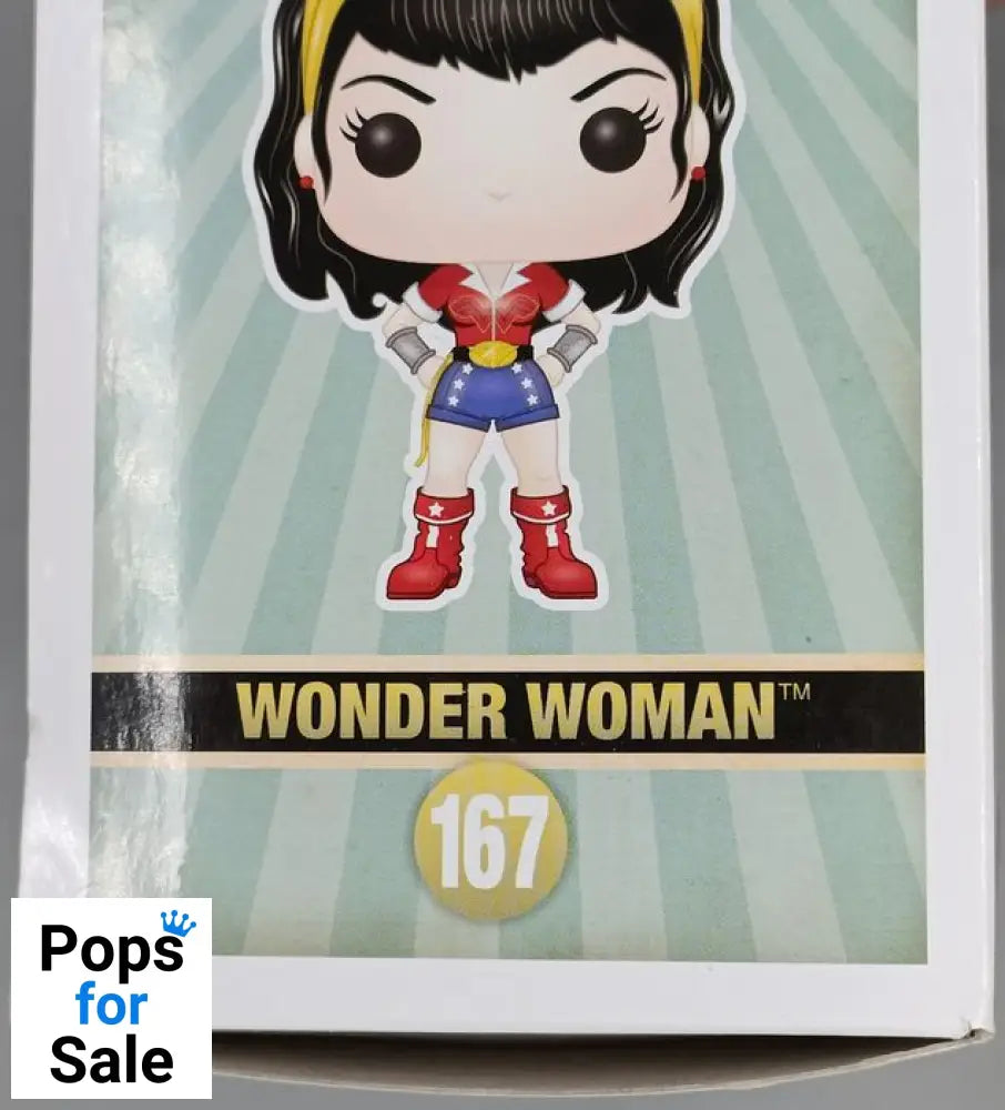 167 Wonder Woman - DC Bombshells - Box Damaged Funko POP