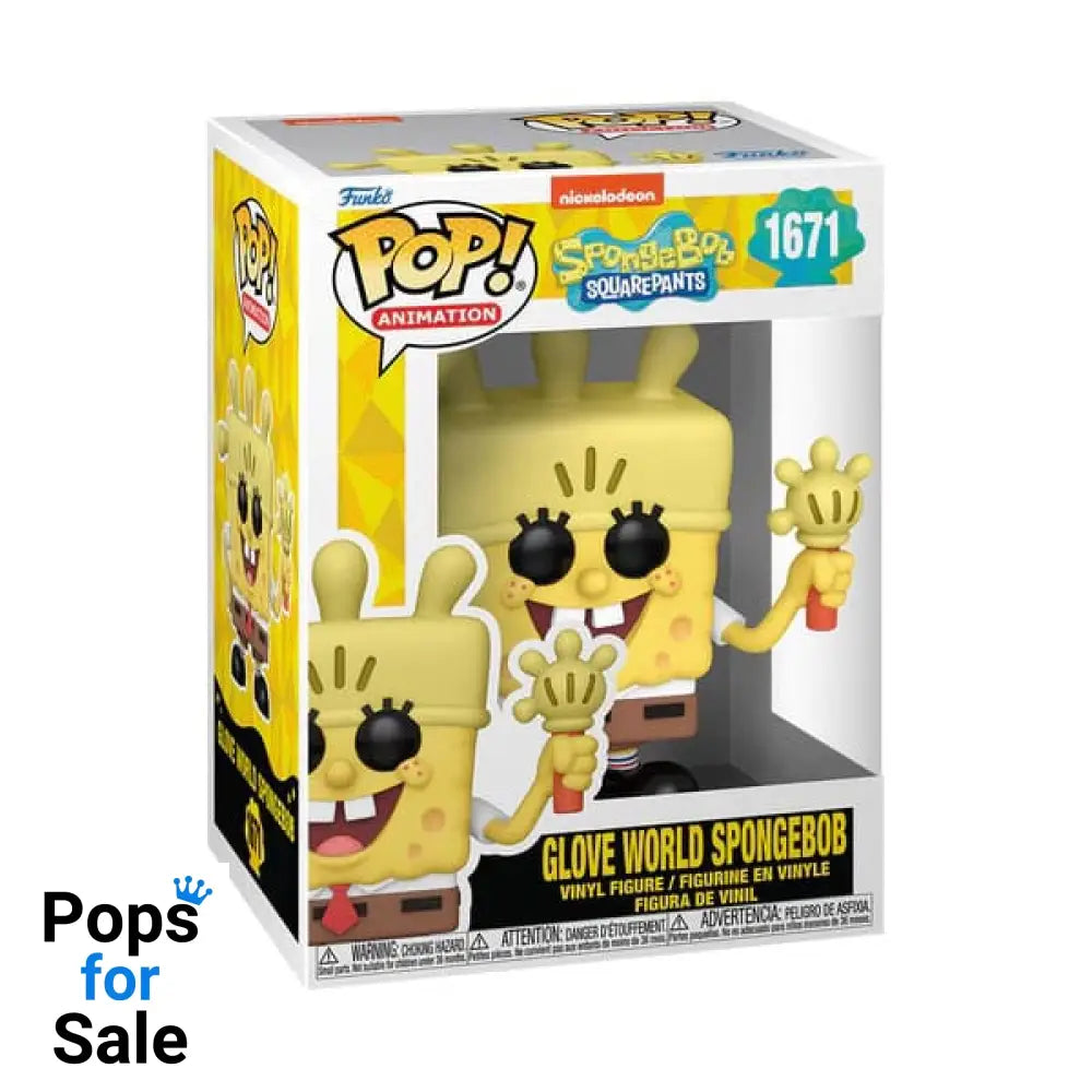 #1671 Glove World SpongeBob - SpongeBob SquarePants Funko POP Preorder - PopsforSale.co.uk