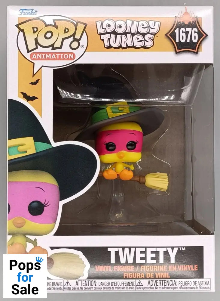 1676 Tweety (Witch) - Looney Tunes - Halloween - Funko POP - Box Damaged