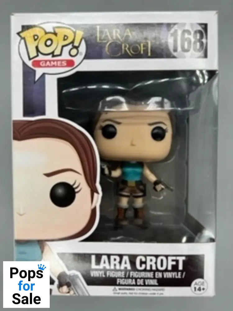 #168 Lara Croft - Tomb Raider - Box Damaged Funko POP