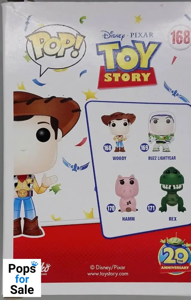 #168 Woody - Disney Toy Story - Box Damaged Funko POP