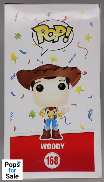 #168 Woody - Disney Toy Story - Box Damaged Funko POP