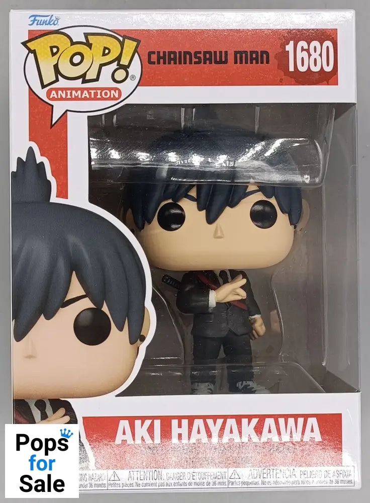 1680 Aki Hayakawa - Chainsaw Man - Funko POP - Box Damaged