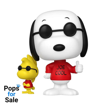 1680 Joe Cool With Woodstock - Peanuts Funko Pop Presale