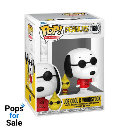 1680 Joe Cool With Woodstock - Peanuts Funko Pop Presale