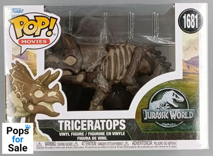 1681 Triceratops (Fossil) - Jurassic World - Box Damaged Funko POP