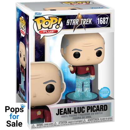 1687 Jean-Luc Picard Transporter (Glitter) - Star Trek Funko POP - PRESALE