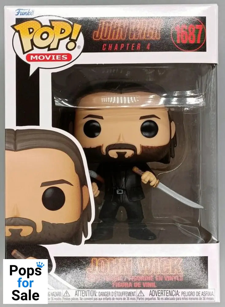 1687 John Wick - John Wick 4 Funko POP - Brand New Funko POP