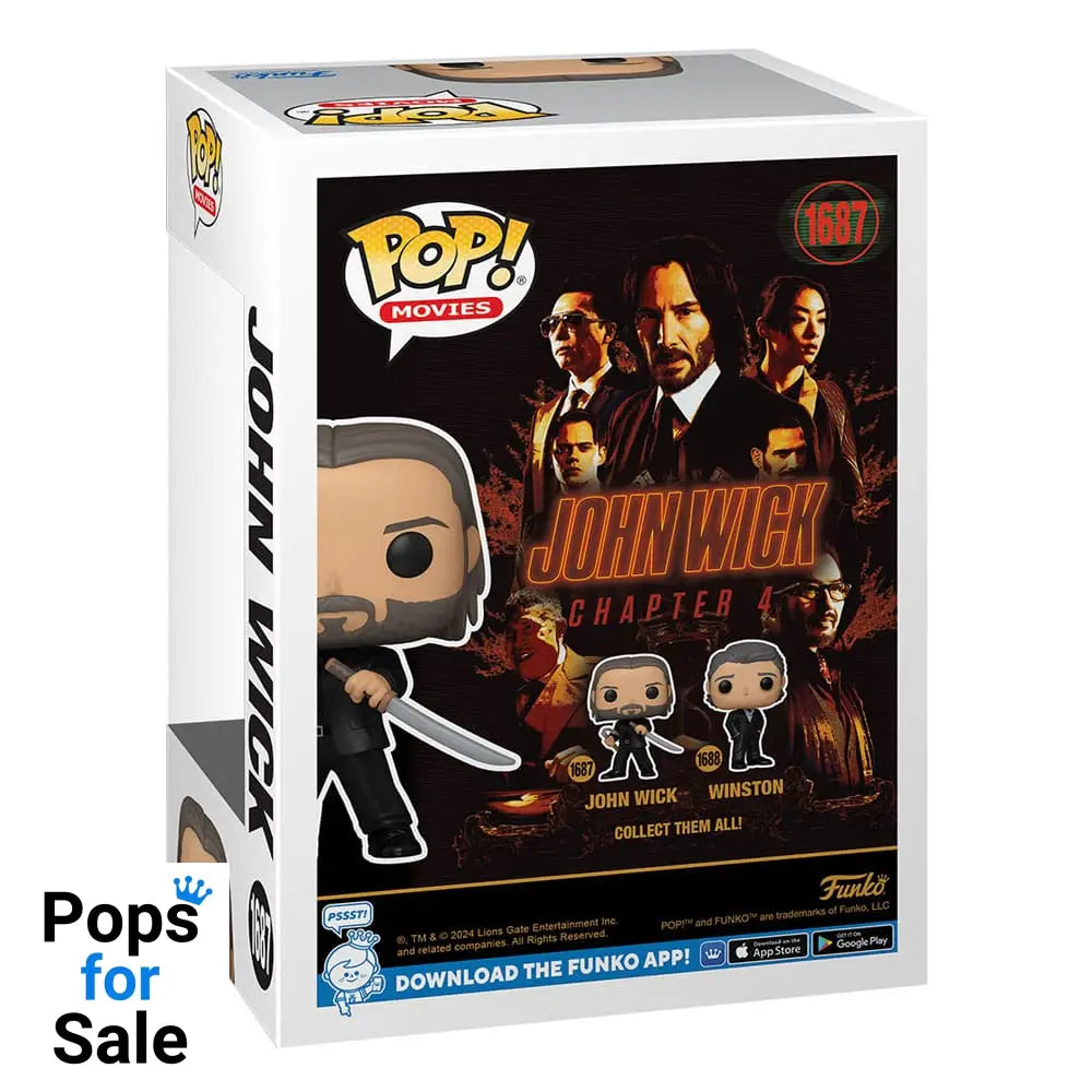 1687 John Wick - John Wick 4 Funko POP - Brand New Funko POP