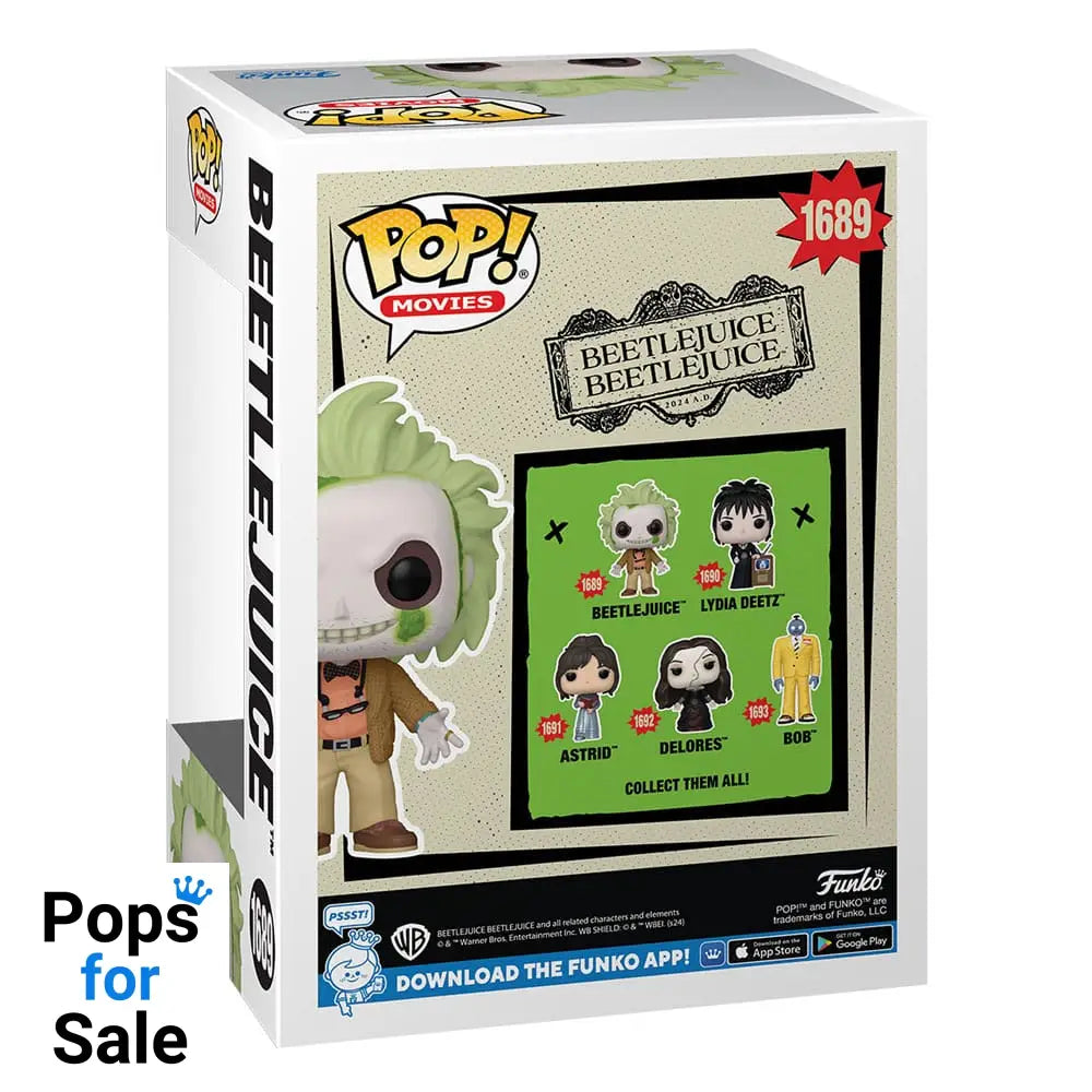1689 Beetlejuice - Beetlejuice 2 - Horror Funko POP - Brand New