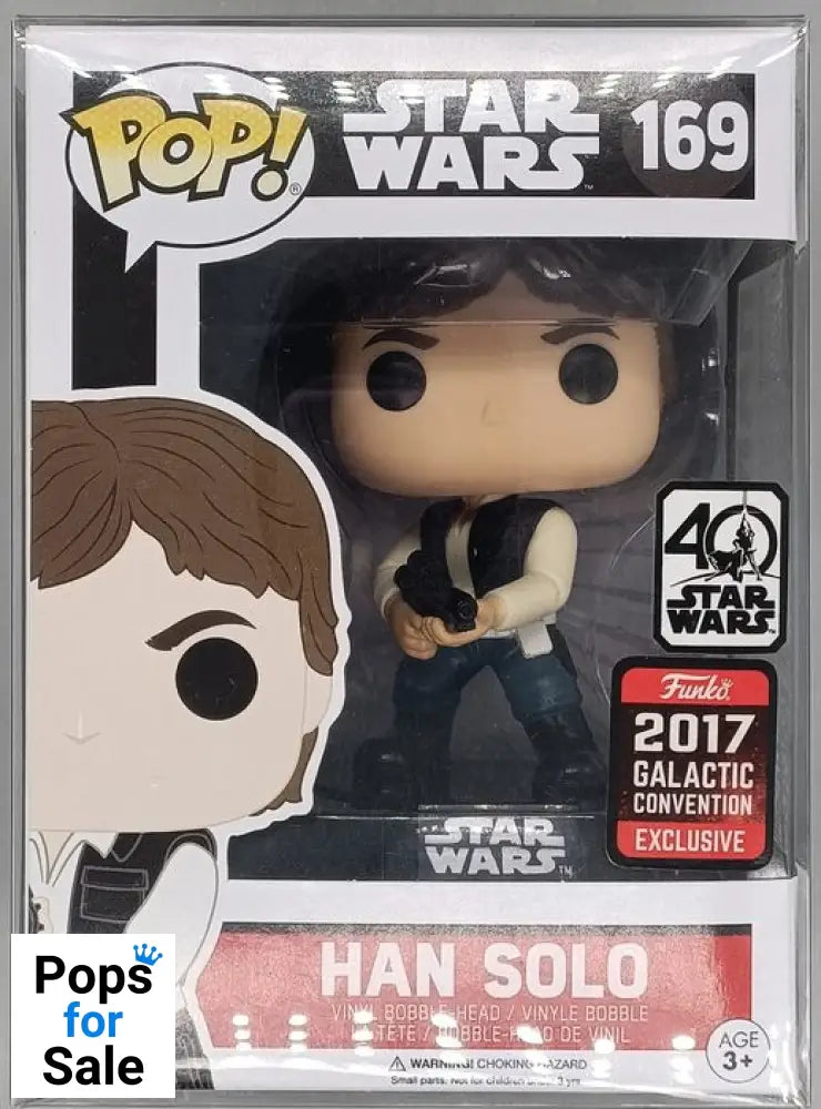 #169 Han Solo (Action Pose) - Star Wars - 2017 Con Funko POP - PopsforSale.co.uk