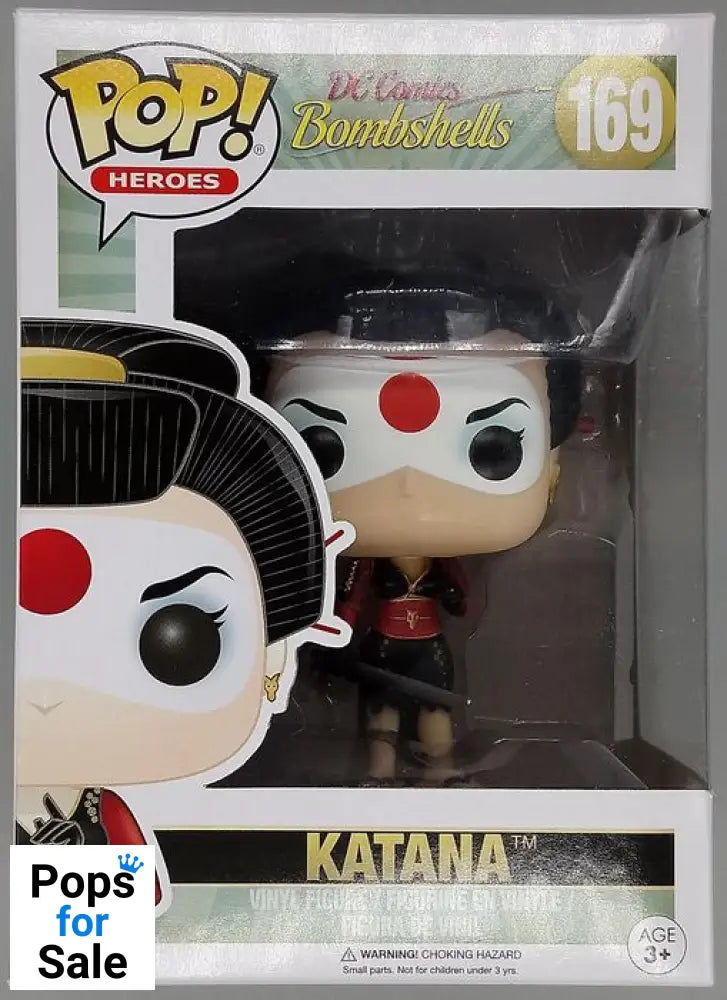 #169 Katana - DC Bombshells - Box Damaged Funko POP