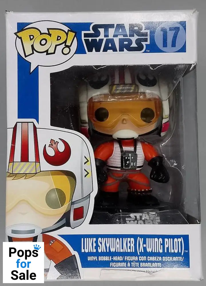 #17 Luke Skywalker (X-Wing Pilot) - Star Wars - Box Damaged Funko POP