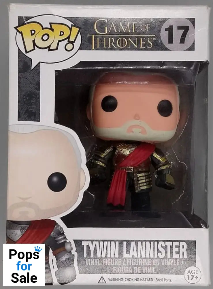 #17 Tywin Lannister (Gold Armor) Game of Thrones Box Damaged Funko POP