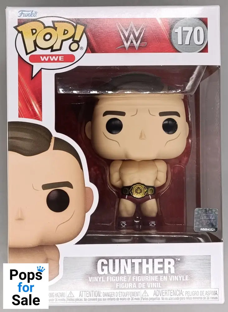 170 Gunther - WWE Funko POP - Brand New