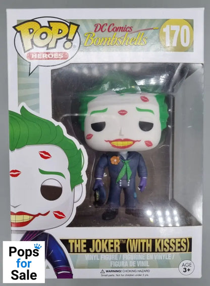 #170 The Joker (with Kisses) DC Comics Bombshells Funko POP - PopsforSale.co.uk