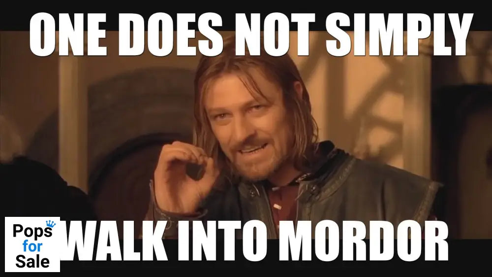 1709 Boromir (Meme) ’One Does Not Simply’ - Lord Of The Rings Funko Pop Preorder