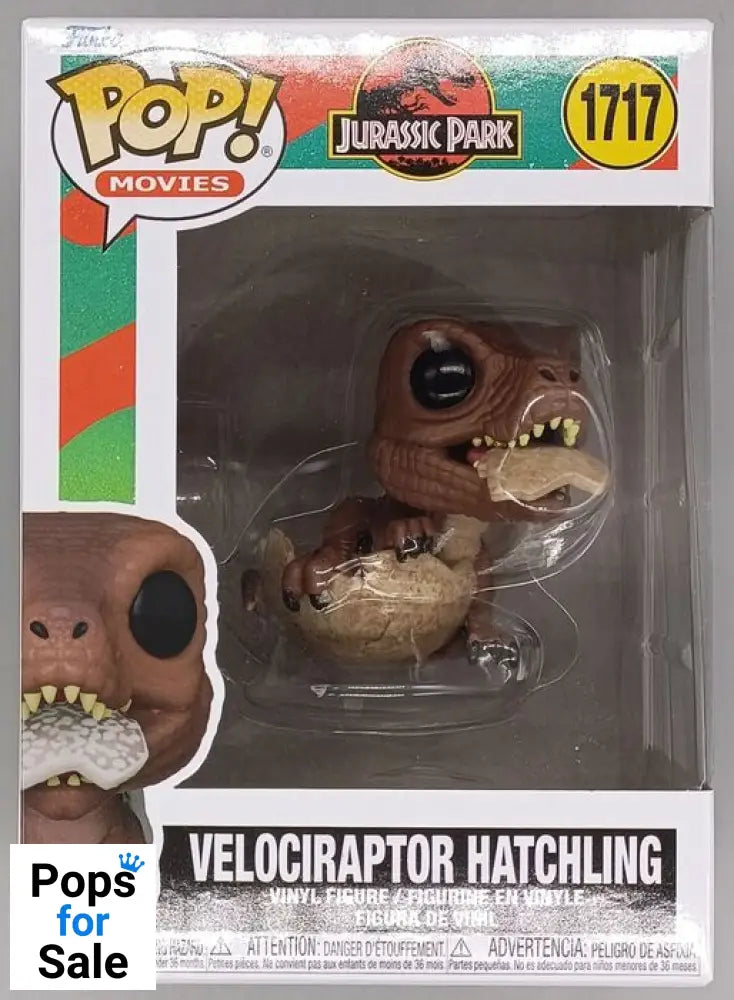 1717 Velociraptor Hatchling - Jurassic Park Funko POP - Brand New
