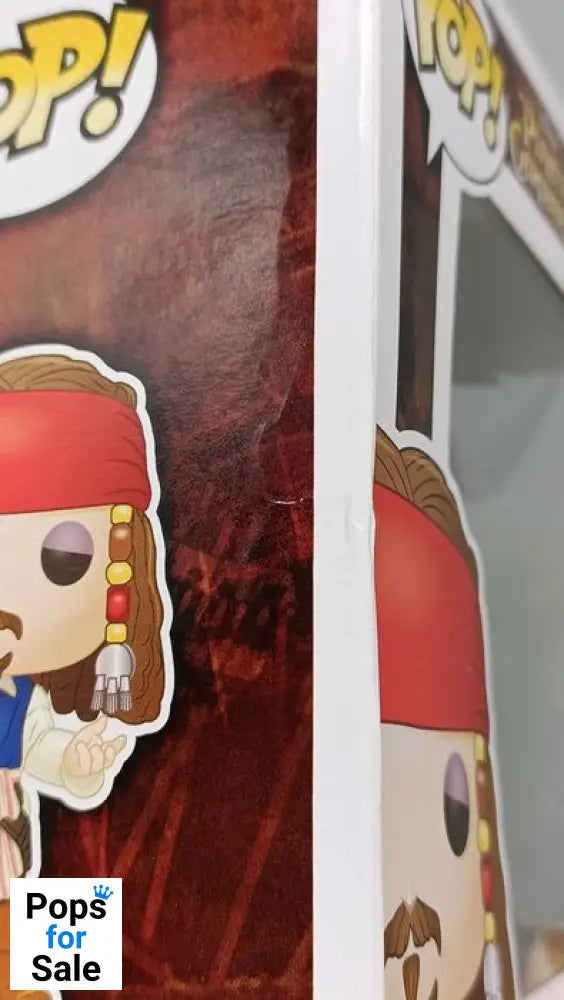 #172 Captain Jack Sparrow Disney Pirates of the Caribbean Damaged Box Funko POP