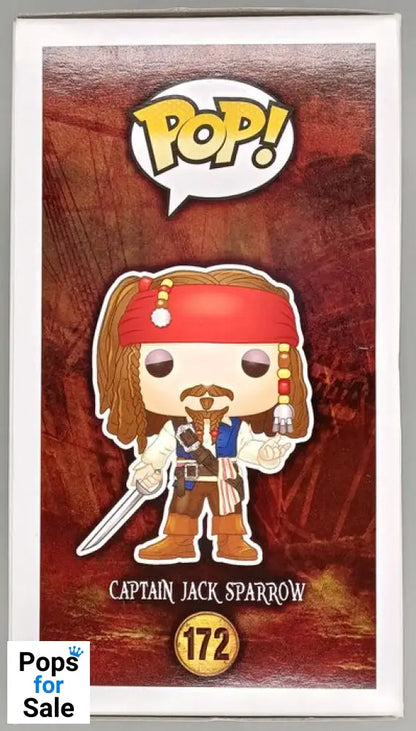 #172 Captain Jack Sparrow Disney Pirates of the Caribbean Damaged Box Funko POP