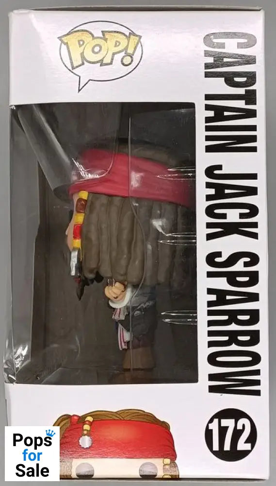 #172 Captain Jack Sparrow Disney Pirates of the Caribbean Damaged Box Funko POP
