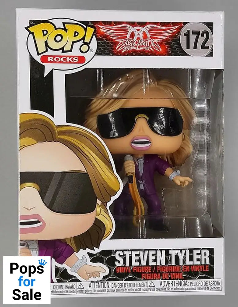 #172 Steven Tyler - Aerosmith Funko POP - PopsforSale.co.uk