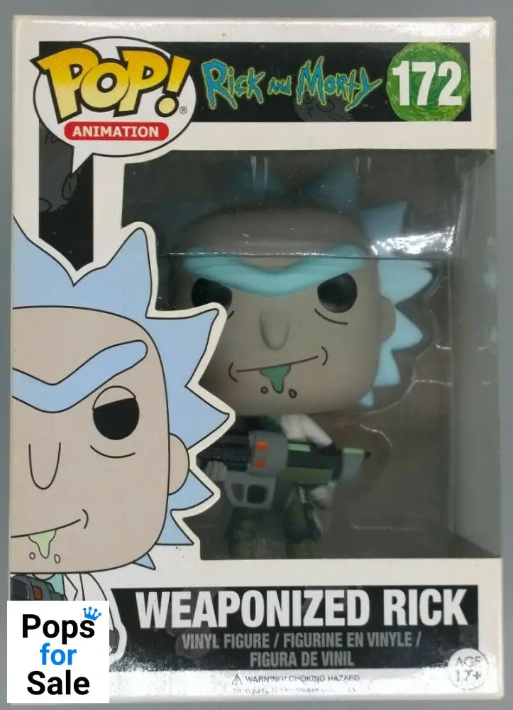 #172 Weaponized Rick - Rick and Morty Funko POP - PopsforSale.co.uk