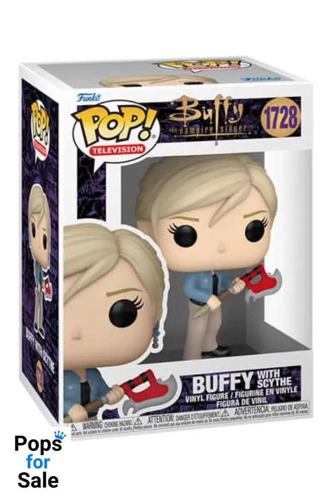 1728 Buffy w/Scythe - Buffy the Vampire Slayer Funko POP - Brand New