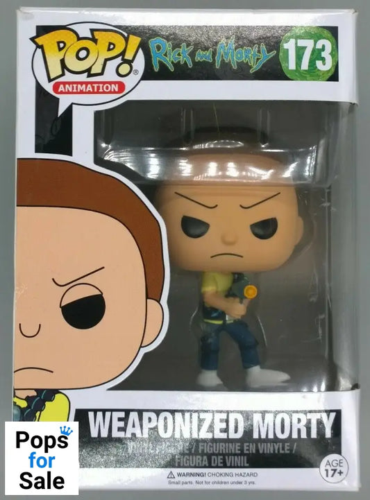 173 Weaponized Morty - Rick and Morty - Box Damaged Funko POP