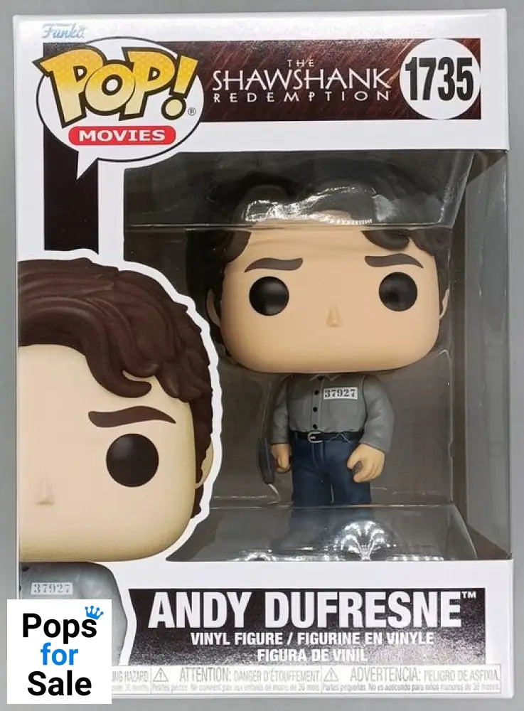 1735 Andy Dufresne - The Shawshank Redemption Funko POP - Brand New