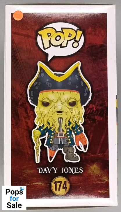 #174 Davy Jones - Disney Pirates Of The Caribbean Box Damaged Funko POP - PopsforSale.co.uk