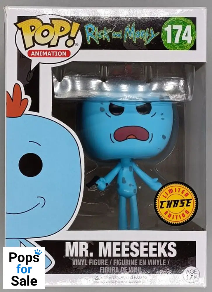 #174 Mr. Meeseeks (Gun) - Chase - Rick and Morty Box Damaged Funko POP