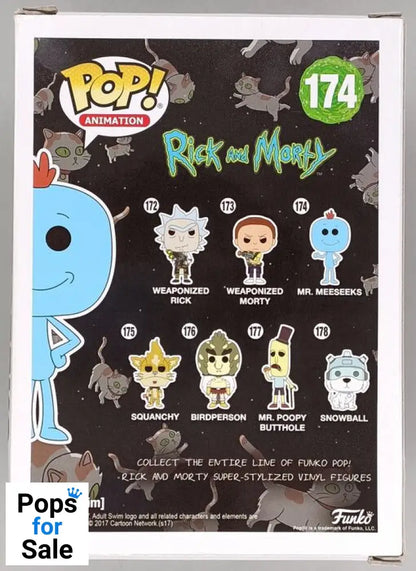 174 Mr. Meeseeks - Rick and Morty - Box Damaged Funko POP