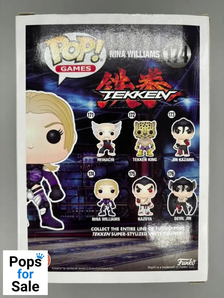 174 Nina Williams - Tekken - Box Damaged Funko POP